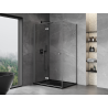 Mexen Mist-F folding shower cabin left 70 x 100 cm, transparent, gun metal - 8A6T-070-100-95-00-L