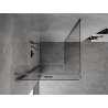 Mexen Mist-F foldable shower cabin left 110 x 110 cm, transparent, gun metal - 8A6T-110-110-95-00-L