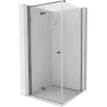 Mexen Mist-F folding shower enclosure left 120 x 120 cm, transparent, gun metal - 8A6T-120-120-95-00-L