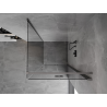 Mexen Mist-F folding shower cabin right 70 x 70 cm, transparent, gun metal - 8A6T-070-070-95-00-P