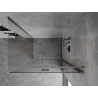 Mexen Mist-F foldable right shower enclosure 75 x 80 cm, transparent, gun metal - 8A6T-075-080-95-00-P