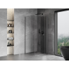 Mexen Mist-F folding shower cabin right 80 x 80 cm, transparent, gun metal - 8A6T-080-080-95-00-P
