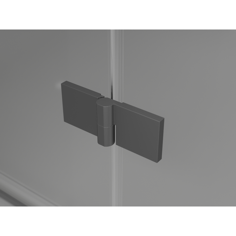 Mexen Mist-F folding shower enclosure right 80 x 95 cm, transparent, gun metal - 8A6T-080-095-95-00-P