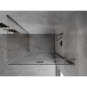 Mexen Mist-F folding shower enclosure right 75 x 120 cm, transparent, gun metal - 8A6T-075-120-95-00-P