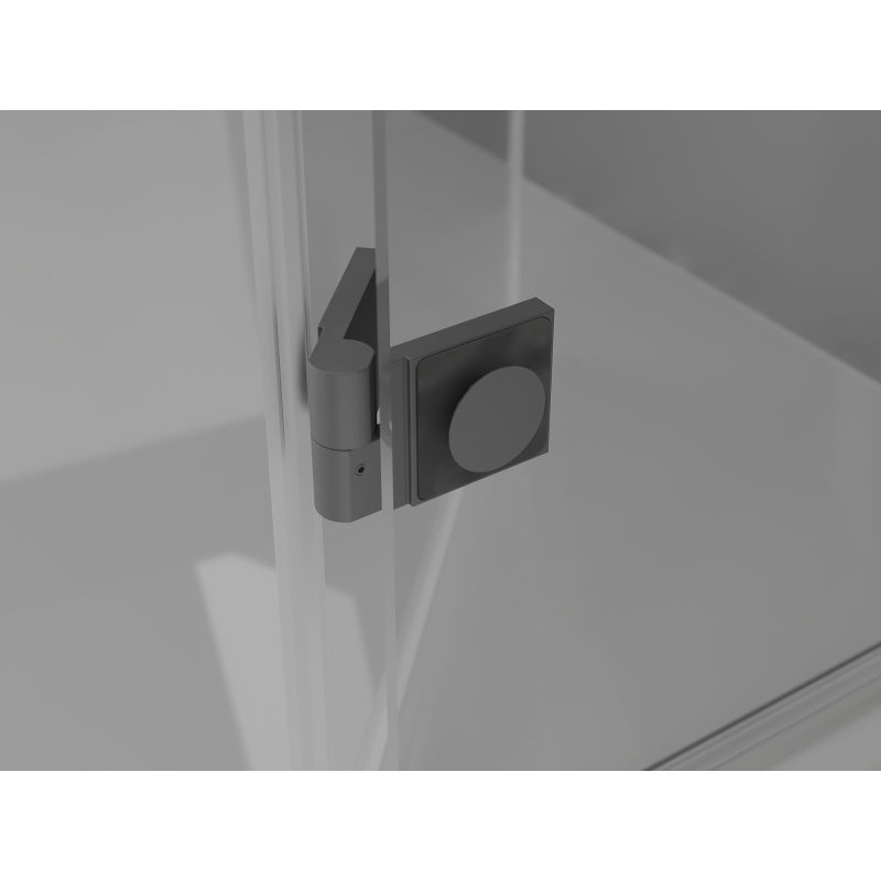 Mexen Mist-F folding shower cabin right 110 x 120 cm, transparent, gun metal - 8A6T-110-120-95-00-P