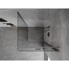 Mexen Mist-F folding shower enclosure right 120 x 120 cm, transparent, gun metal - 8A6T-120-120-95-00-P