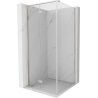 Mexen Mist-F foldable shower cabin left 85 x 85 cm, transparent, brushed nickel - 8A6T-085-085-97-00-L