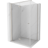 Mexen Mist-F folding shower enclosure left 115 x 85 cm, transparent, brushed nickel - 8A6T-115-085-97-00-L
