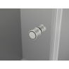 Mexen Mist-F folding shower cabin right 95 x 75 cm, transparent, brushed nickel - 8A6T-095-075-97-00-P