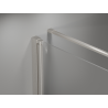 Mexen Mist-F folding shower cabin right 120 x 80 cm, transparent, brushed nickel - 8A6T-120-080-97-00-P