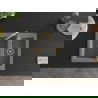Mexen Carlos 1,5-compartment granite sink with a kitchen mixer tap Telma, Grey - 6518-71-670200-50