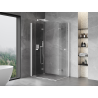 Mexen Mist-F Duo Folding Shower Cabin Left 95 x 70 cm, Transparent, White - 8A6-095L-070P-20-00