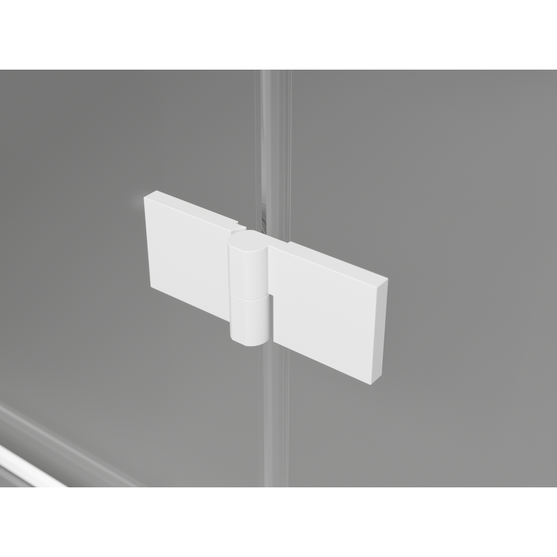 Mexen Mist-F Duo foldable shower cabin left 105 x 75 cm, transparent, white - 8A6-105L-075P-20-00