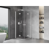 Mexen Mist-F Duo folding shower enclosure 85 x 85 cm, transparent, white - 8A6-085L-085P-20-00