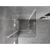 Mexen Mist-F Duo folding shower enclosure 85 x 85 cm, transparent, white - 8A6-085L-085P-20-00