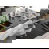 Mexen Carlos 1,5-compartment granite sink with a kitchen mixer tap Telma, Black/Silver metallic - 6518-73-670200-70-B