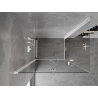 Mexen Mist-F Duo folding shower cabin left 110 x 90 cm, transparent, white - 8A6-110L-090P-20-00