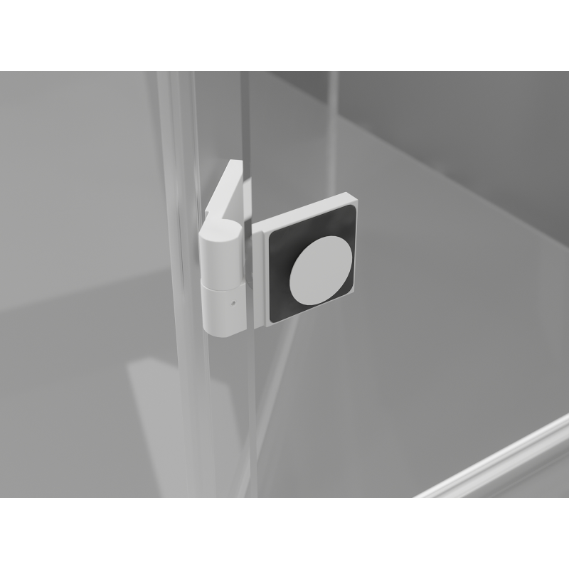 Mexen Mist-F Duo Folding Shower Cabin Left 100 x 95 cm, Transparent, White - 8A6-100L-095P-20-00