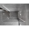 Mexen Mist-F Duo Folding Shower Cabin Right 95 x 120 cm, Transparent, White - 8A6-095L-120P-20-00