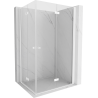Mexen Mist-F Duo Folding Shower Cabin Right 95 x 120 cm, Transparent, White - 8A6-095L-120P-20-00