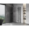 Mexen Mist-F Duo Folding Shower Cabin Left 120 x 85 cm, Transparent, Brushed Gun Gray - 8A6-120L-085P-66-00