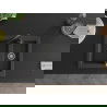 Mexen Carlos 1,5-compartment granite sink with a kitchen mixer tap Telma, spotted black - 6518-76-670200-70