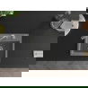 Mexen Milo 1-compartment granite sink with a kitchen mixer tap Duero, Grey - 6505-71-671600-71