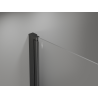 Mexen Mist-F Duo folding shower cabin right 95 x 120 cm, transparent, brushed gun gray - 8A6-095L-120P-66-00