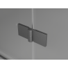 Mexen Mist-F Duo Folding Shower Cabin Right 105 x 120 cm, Transparent, Brushed Gun Gray - 8A6-105L-120P-66-00