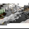 Mexen Carlos 1,5-compartment granite sink with a kitchen mixer tap Telma, Black - 6518-77-670200-50