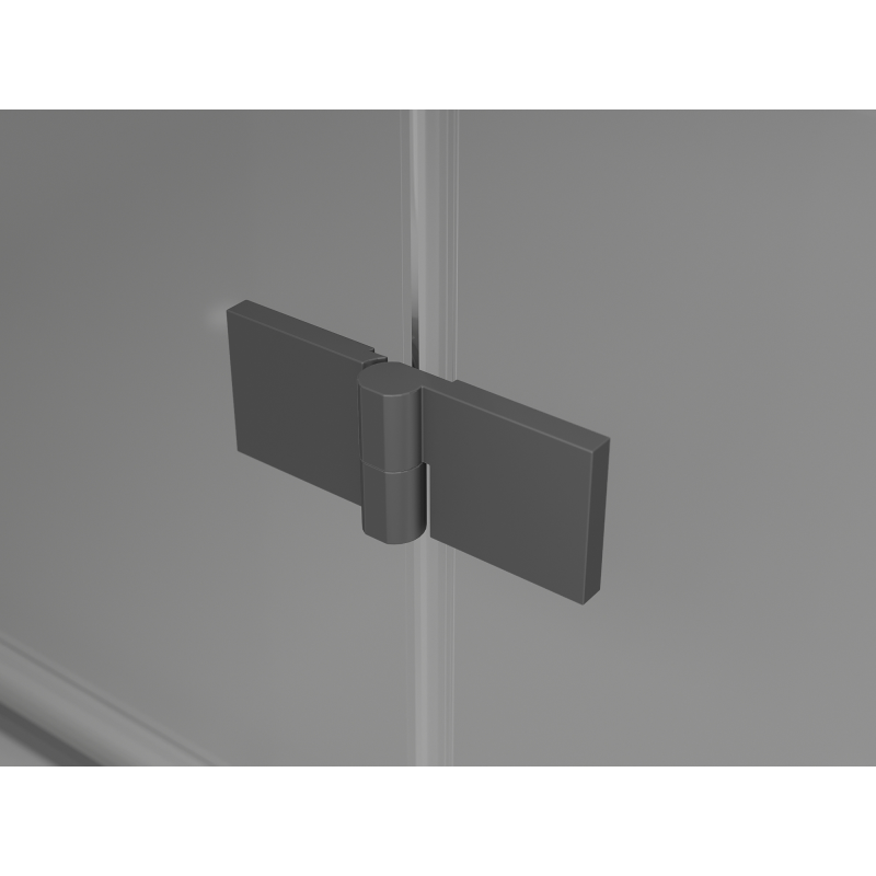 Mexen Mist-F Duo Folding Shower Cabin Left 75 x 70 cm, Transparent, Gun Metal - 8A6-075L-070P-95-00