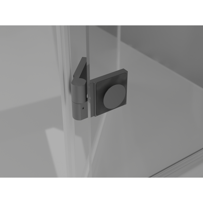Mexen Mist-F Duo Folding Shower Cabin Left 75 x 70 cm, Transparent, Gun Metal - 8A6-075L-070P-95-00