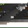 Mexen Milo 1-compartment granite sink with a kitchen mixer tap Duero, Black/Gold metallic - 6505-75-671600-70