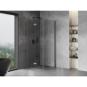 Mexen Mist-F Duo folding shower cabin 80 x 80 cm, transparent, gun metal - 8A6-080L-080P-95-00