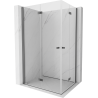 Mexen Mist-F Duo folding shower cabin left 105 x 90 cm, transparent, gun metal - 8A6-105L-090P-95-00