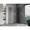 Mexen Mist-F Duo Foldable Shower Cabin Right 95 x 100 cm, Transparent, Gun Metal - 8A6-095L-100P-95-00