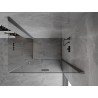 Mexen Mist-F Duo folding shower cabin right 80 x 105 cm, transparent, gun metal - 8A6-080L-105P-95-00