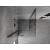 Mexen Mist-F Duo folding shower cabin 105 x 105 cm, transparent, gun metal - 8A6-105L-105P-95-00