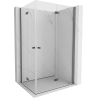 Mexen Mist-F Duo folding shower cabin right 105 x 115 cm, transparent, gun metal - 8A6-105L-115P-95-00