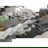 Mexen Cesar 1-compartment granite sink with a drip tray and kitchen mixer tap Duero, Grey - 6514-71-671600-50
