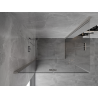 Mexen Mist-F Duo folding shower cabin left 85 x 70 cm, transparent, brushed nickel - 8A6-085L-070P-97-00