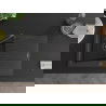 Mexen Cesar 1-compartment granite sink with a drip tray and kitchen mixer tap Duero, spotted black - 6514-76-671600-70-B