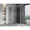 Mexen Mist-F Duo Folding Shower Enclosure Right 85 x 120 cm, Transparent, Brushed Nickel - 8A6-085L-120P-97-00