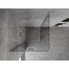 Mexen Mist-F Duo folding shower cabin 120 x 120 cm, transparent, brushed nickel - 8A6-120L-120P-97-00