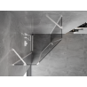 Mexen Mist pentagon swing shower enclosure 90 x 90 cm, transparent, white - 8A8-090-090-20-00