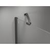 Mexen Mist pentagonal swing shower cabin 100 x 100 cm, transparent, gun metal - 8A8-100-100-95-00