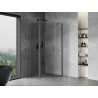 Mexen Mist pentagonal swing shower cabin 100 x 100 cm, transparent, gun metal - 8A8-100-100-95-00