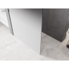 Mexen Kioto Walk-in Shower Wall 120 x 200 cm, White Ombre 8 mm, Chrome - 800-120-101-01-86