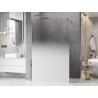 Mexen Kioto Walk-in Shower Wall 90 x 200 cm, White Ombre 8 mm, Chrome - 800-090-101-01-86