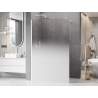Mexen Kioto Walk-in Shower Wall 140 x 200 cm, white ombre 8 mm, white - 800-140-101-20-86